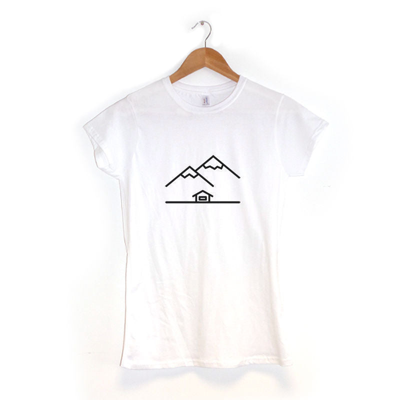Mountain Line - Womens T-Shirt