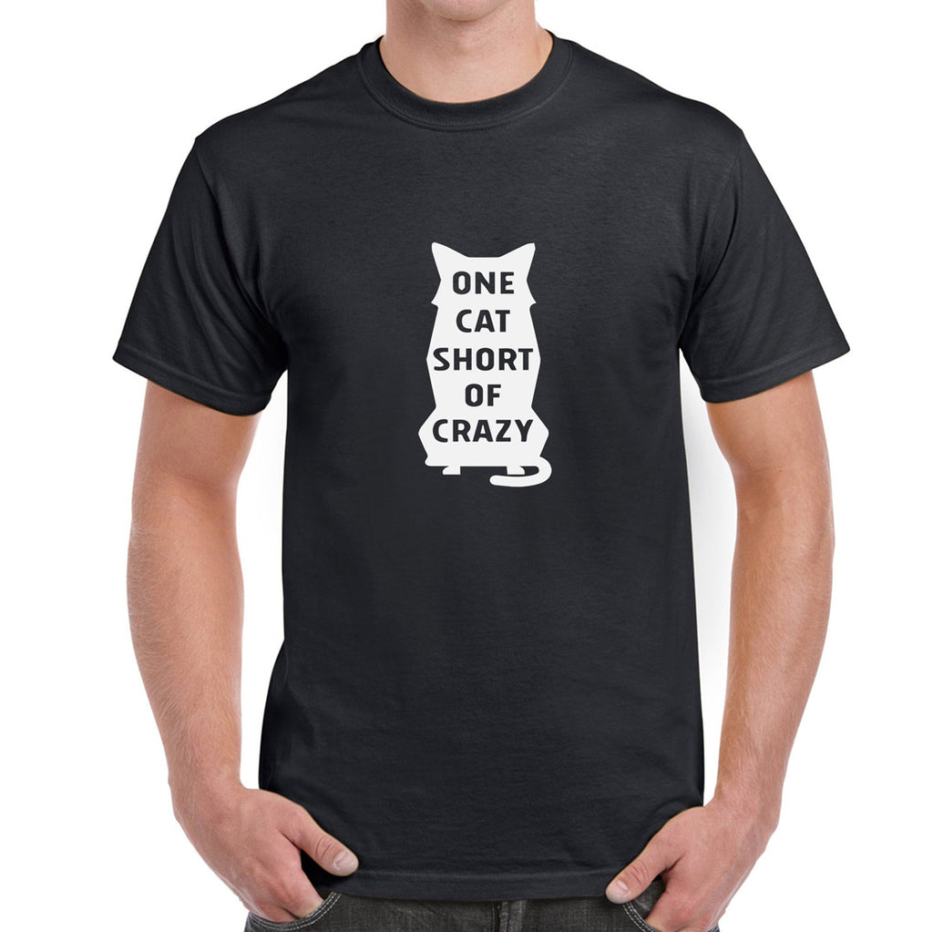 One Cat Short of Crazy  T-Shirt
