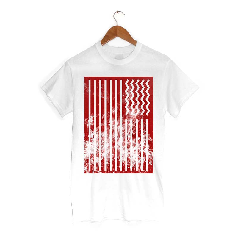 Red Striped Flag T-Shirt