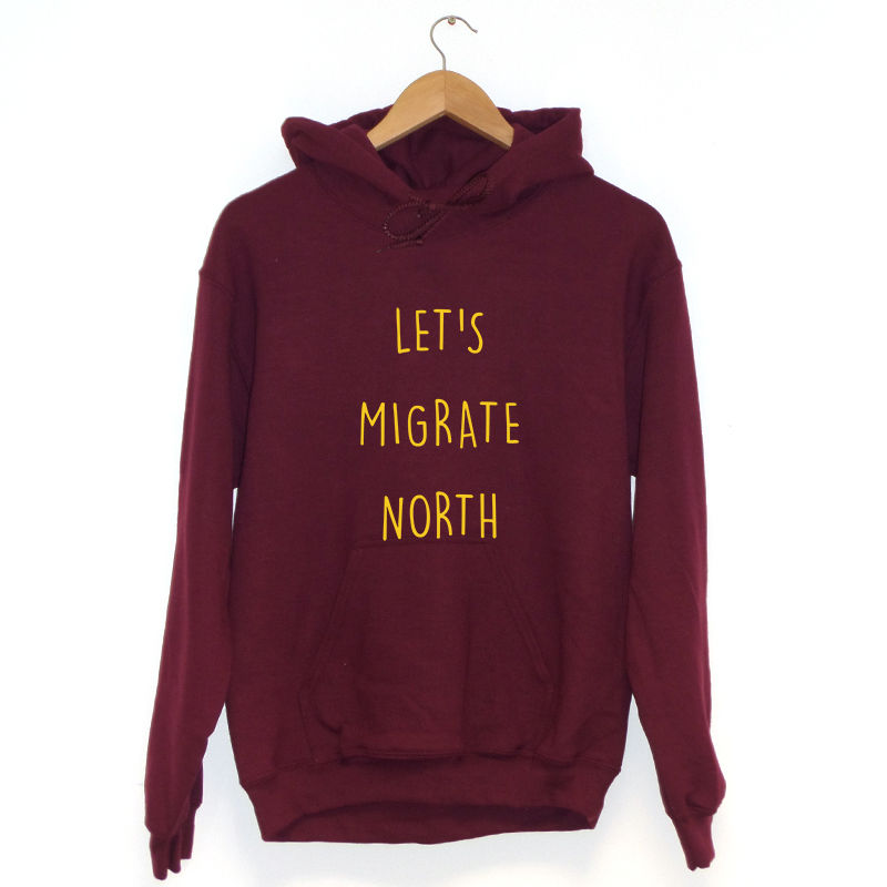 Let's Migrate North Hoodie