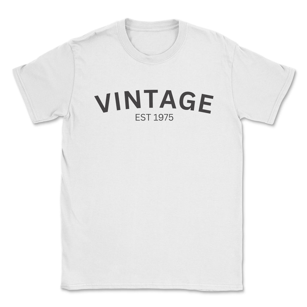VINTAGE EST 1975 T-shirt