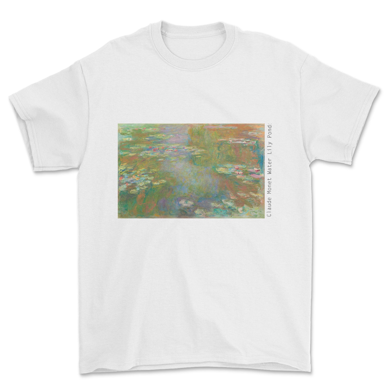 Claude Monet The water Lily Pond vtg tee