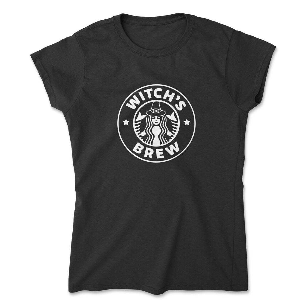 Witch's Brew  Ladies fitted T-shirt Hocus Pocus Coffee Shop Halloween Top