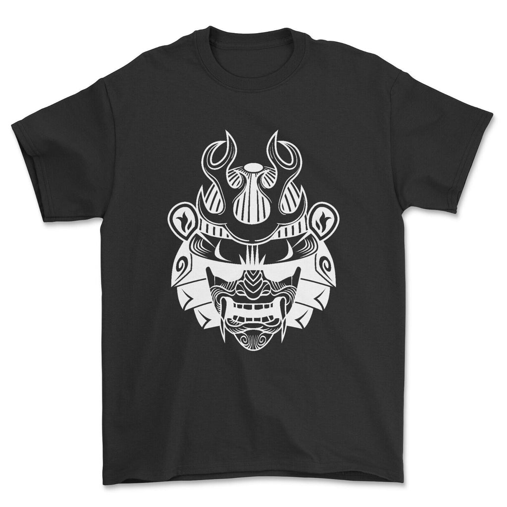Japanese Samurai T-Shirt with Mask, Japan Warrior.