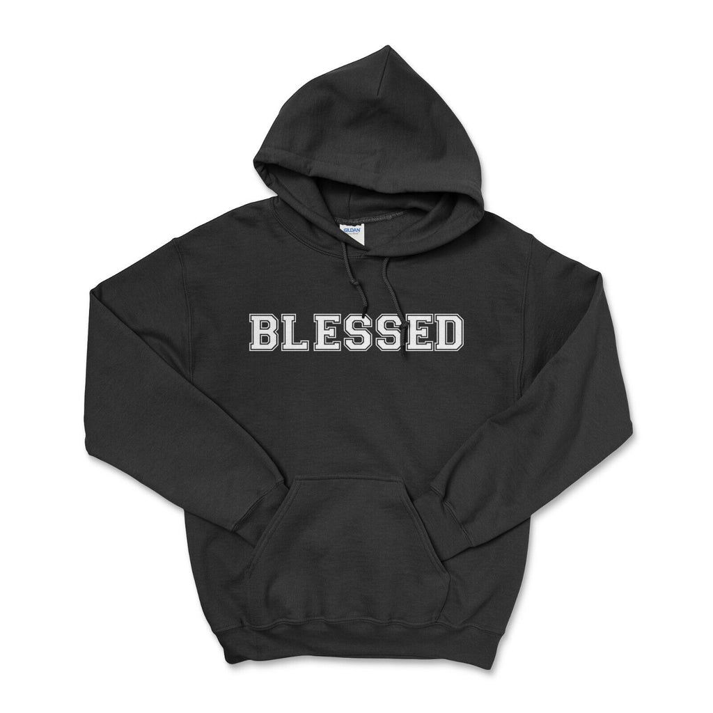 Blessed Slogan Hoodie Christian Religion Tee Gift Idea