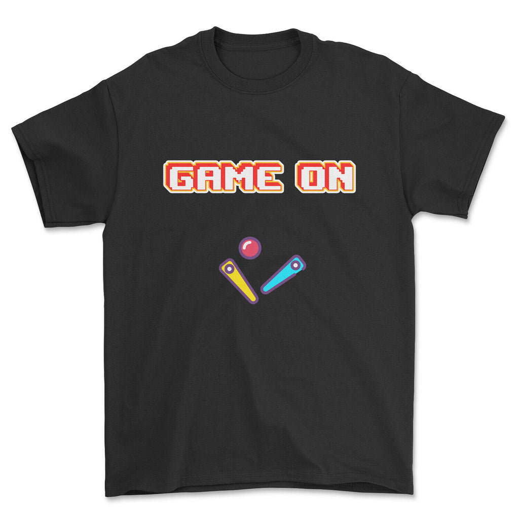 Game On T-Shirt Adults Men's Pinball Gamer Unisex. Men's Funny T-shirt