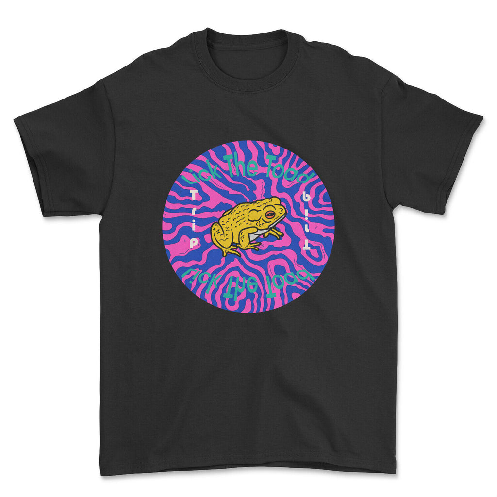 Lick The Toad psychedelic T-Shirt Adults Men's Unisex Trippy T-shirt