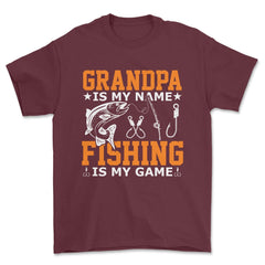 Grandpa Fishing T-shirt Angling Birthday Gift Top . – ChilledWorld