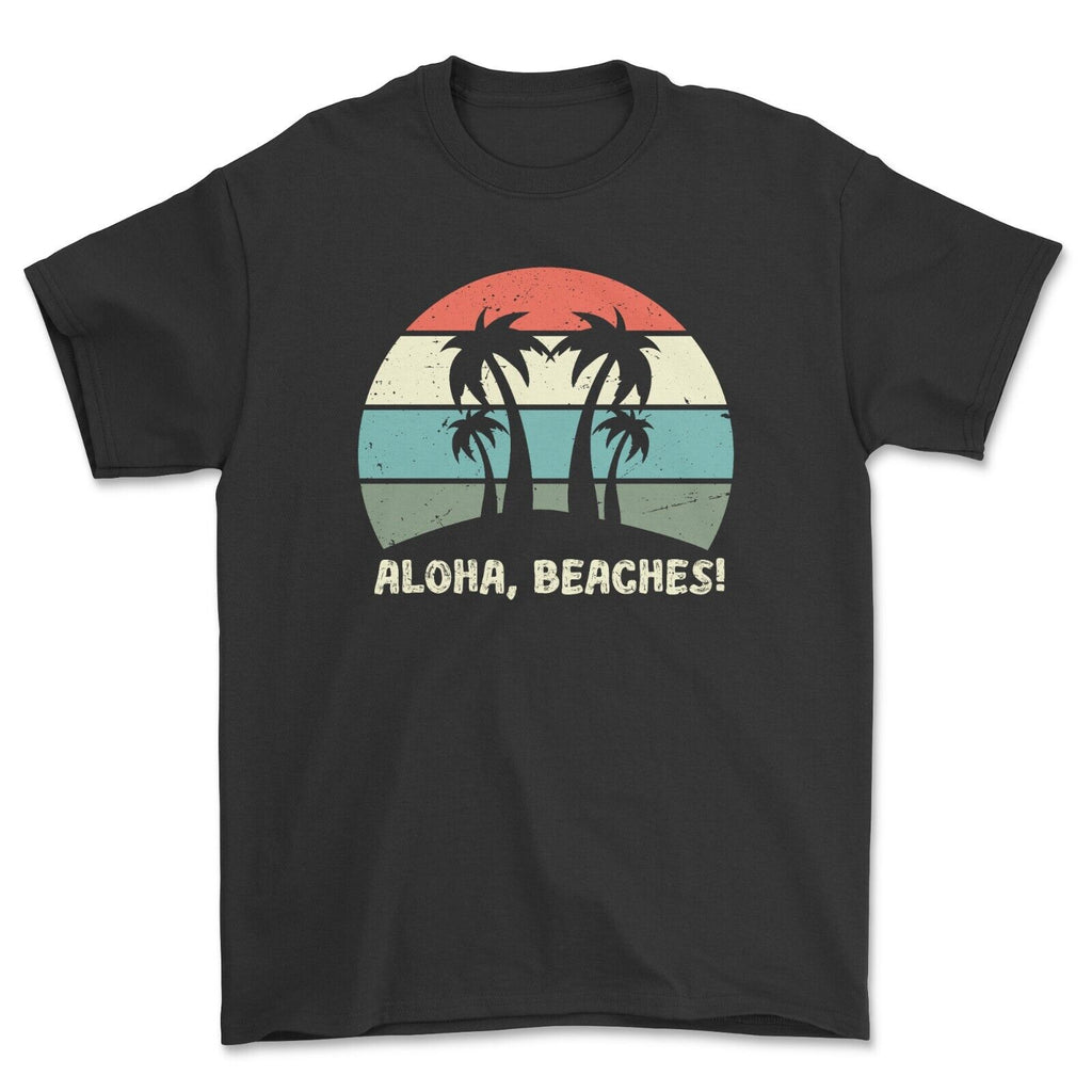 Aloha Beaches! T-shirt Hawaii Beach Sun Top.
