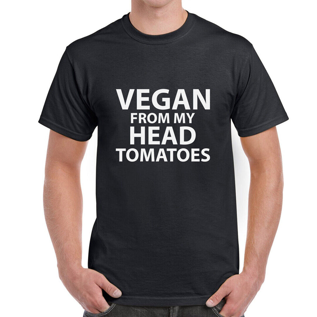 Vegan from my head Tomatoes T-Shirt, veg shirt