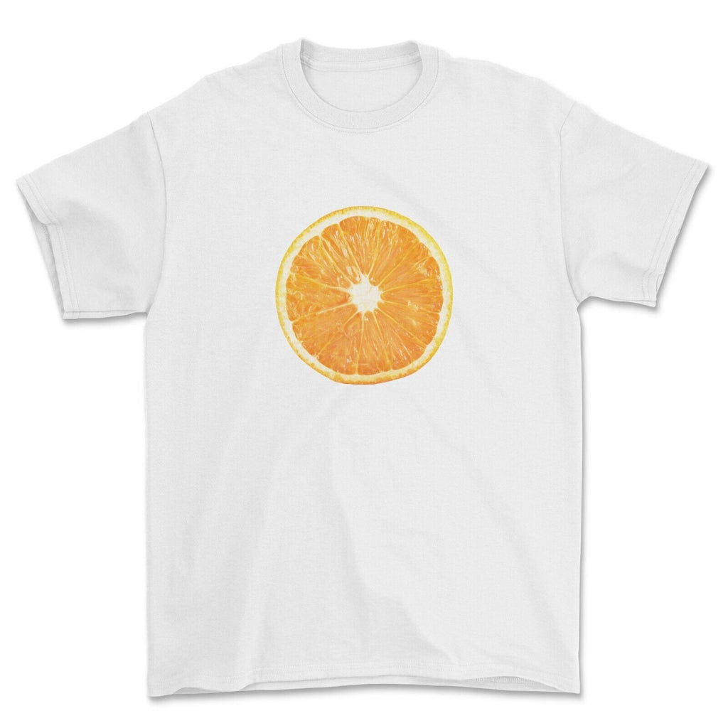Orange Slice T-shirt minimalist clothing.
