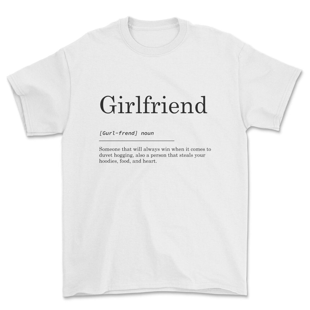Girlfriend Definition T-shirt, Unisex Funny Sweet Valentine Gift