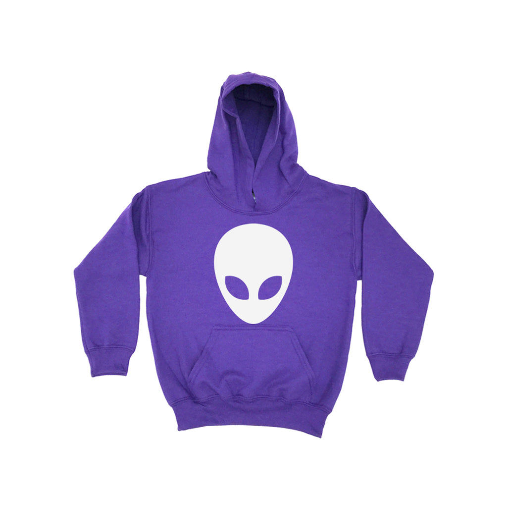 Alien Head Kids Hoodie ChilledWorld