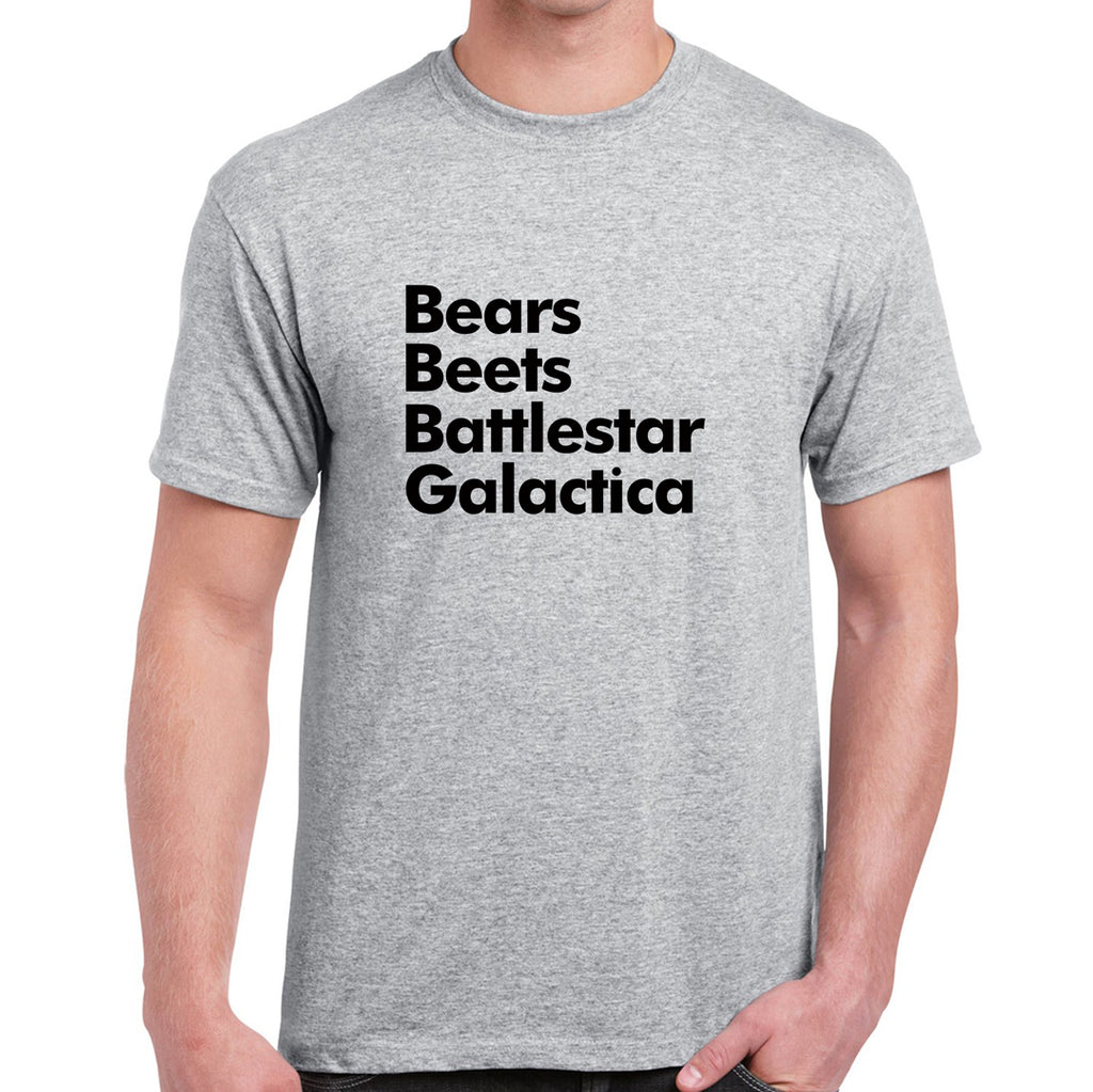 Bears Beets Battlestar Mens' T-Shirt