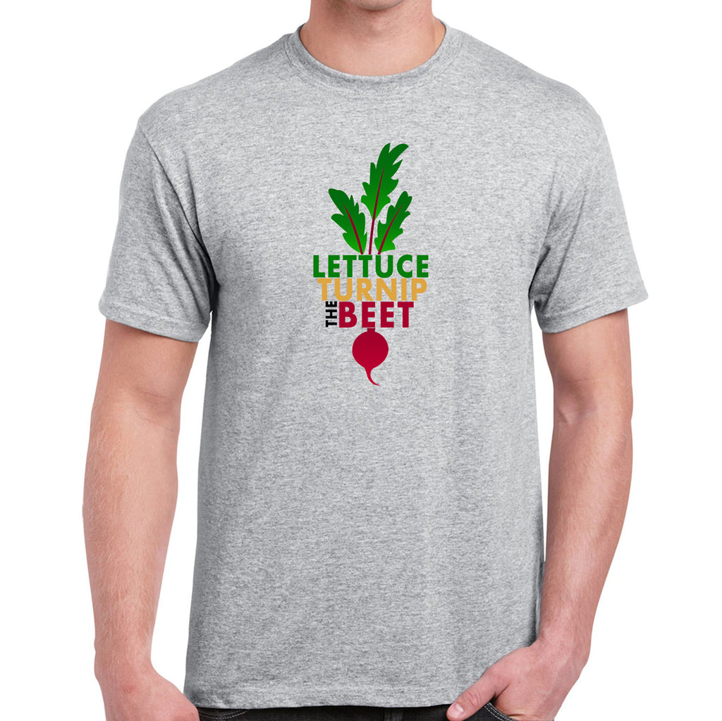 Lettuce Turnip the Beet Men's Red T-Shirt
