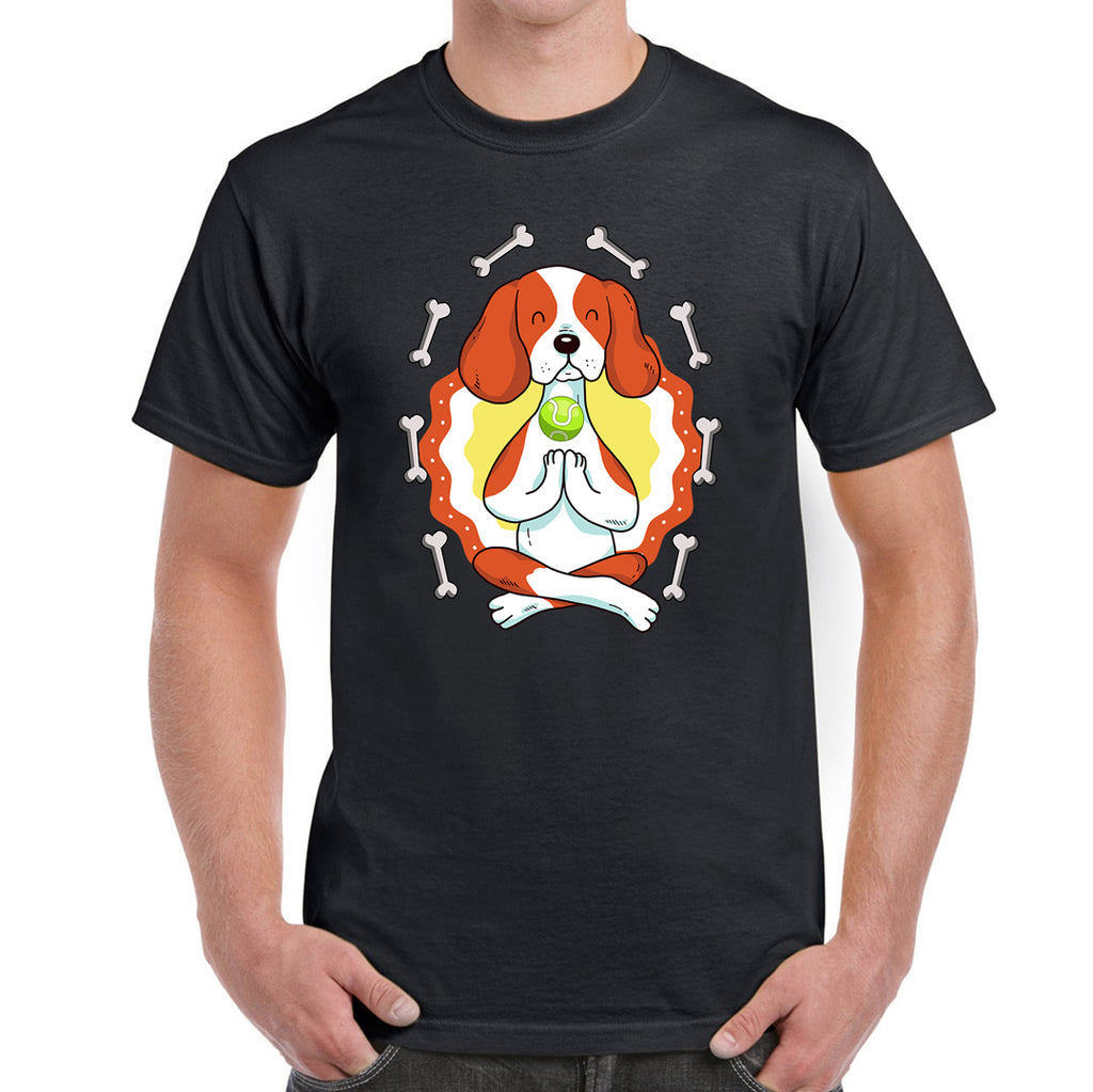 Yoga Dog   Men's T-Shirt