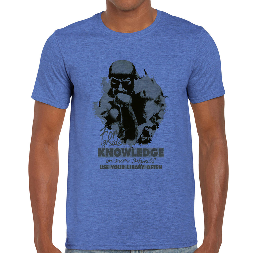 For Greater Knowledge Use Your Libary  Men's T-Shirt
