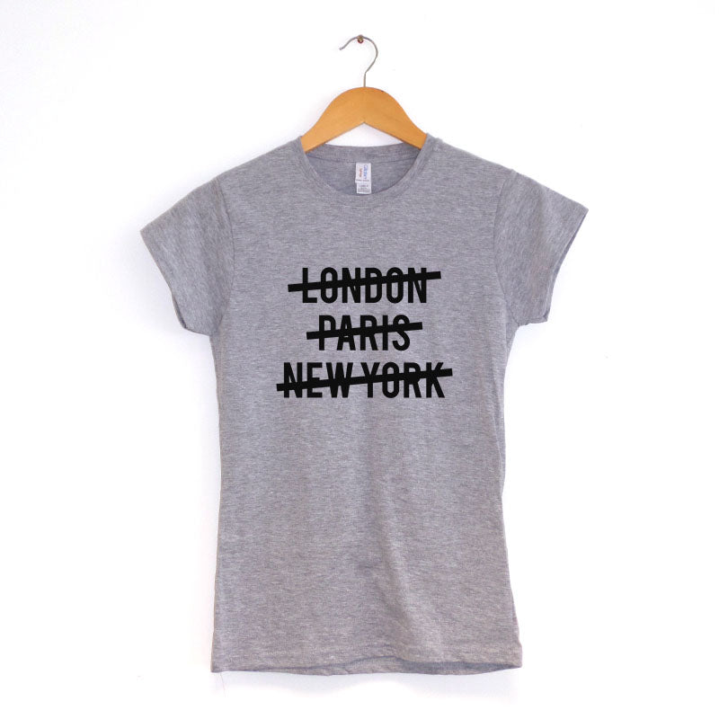 T shirt paris london new york store