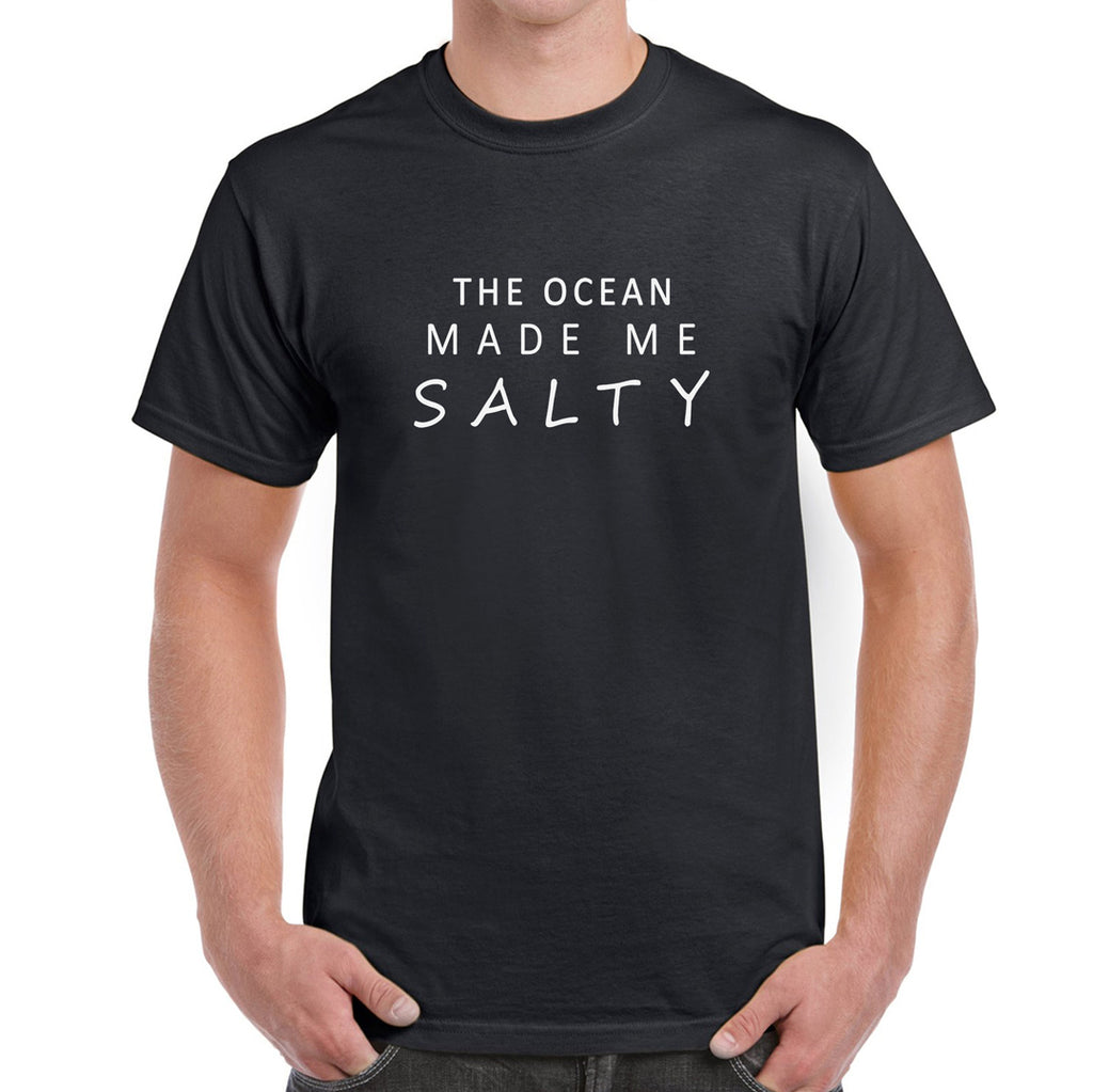 The Ocean Made Me Salty  Men's T-Shirt